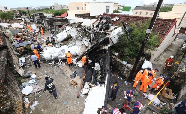 Katastrofa tajwańskiego samolotu. Powodem prawdopodobnie pogoda
