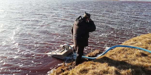 Katastrofa w Norylsku może być największym skażeniem w rosyjskiej Arktyce /Marine Rescue Service press service / HANDOUT /PAP/EPA