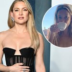 Kate Hudson topless raczy się kawką! Odważnym kadrem pochwaliła się na Instagramie...