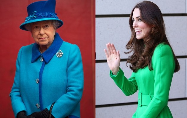 Kate i Elżbieta II /- /Getty Images