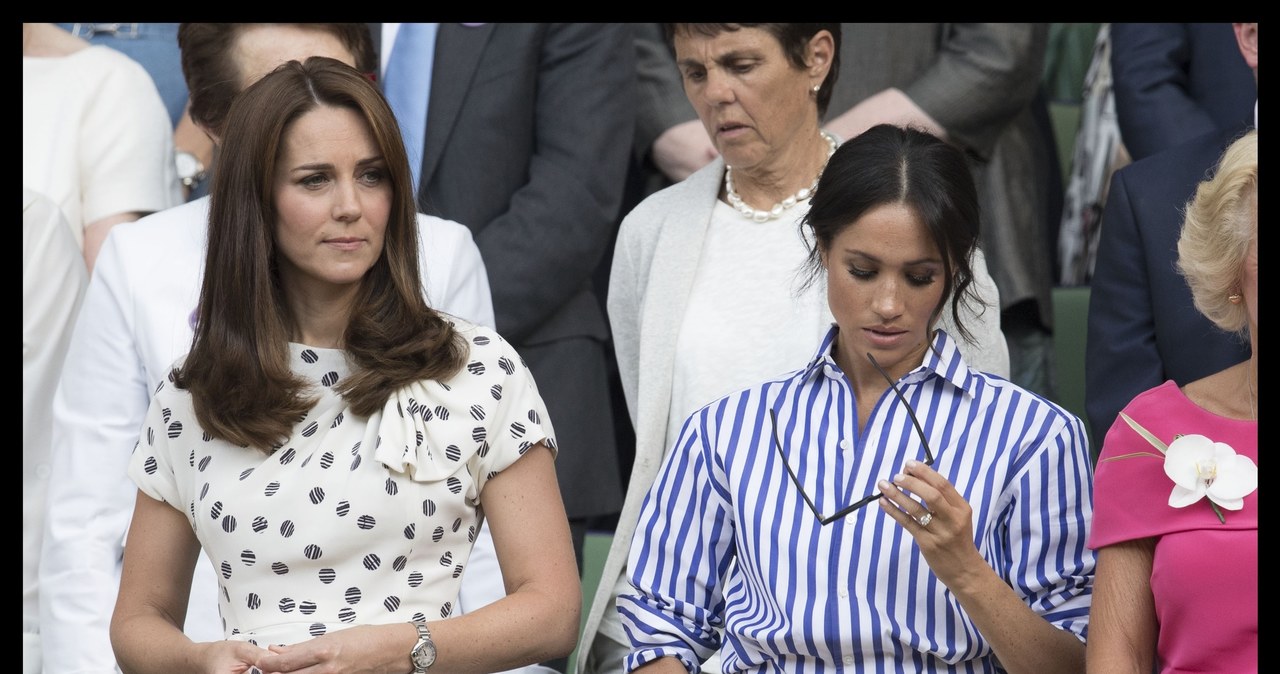 Kate i Meghan na Wimbledonie w zeszłym roku /Stephen Lock / i-Images /East News