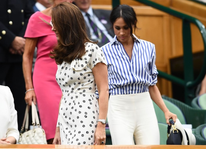 Kate i Meghan na Wimbledonie /Clive Mason /Getty Images