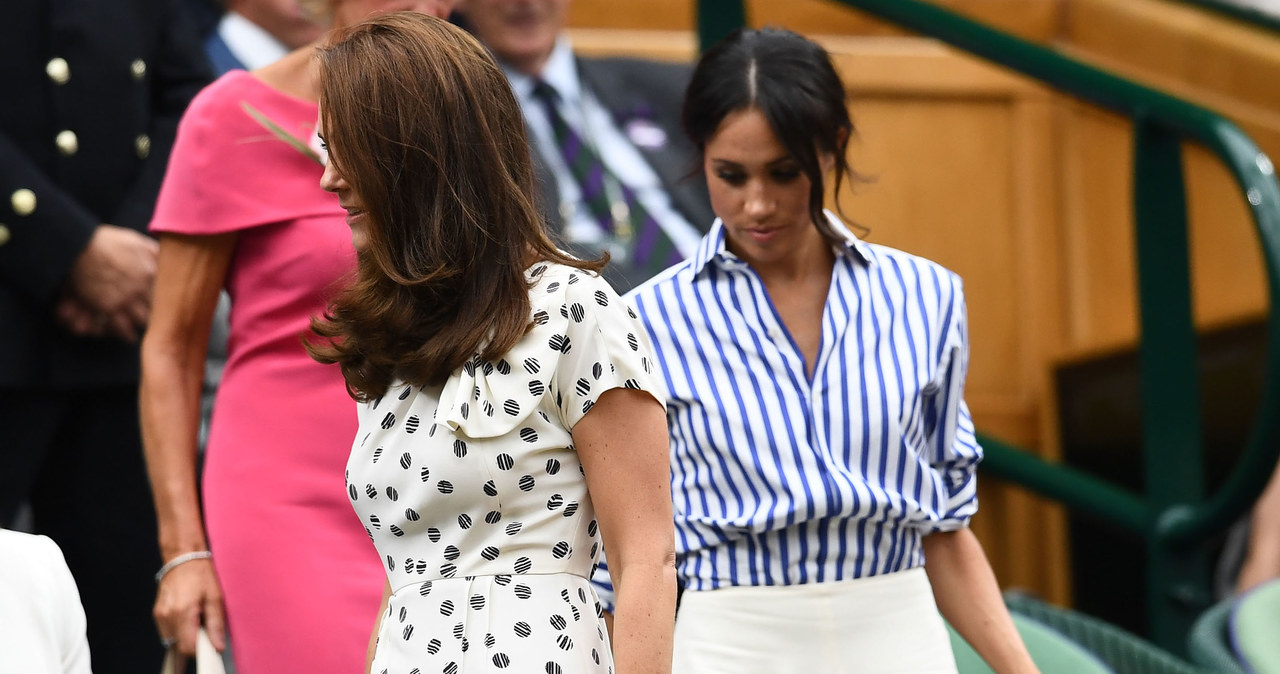 Kate i Meghan na Wimbledonie /Clive Mason /Getty Images