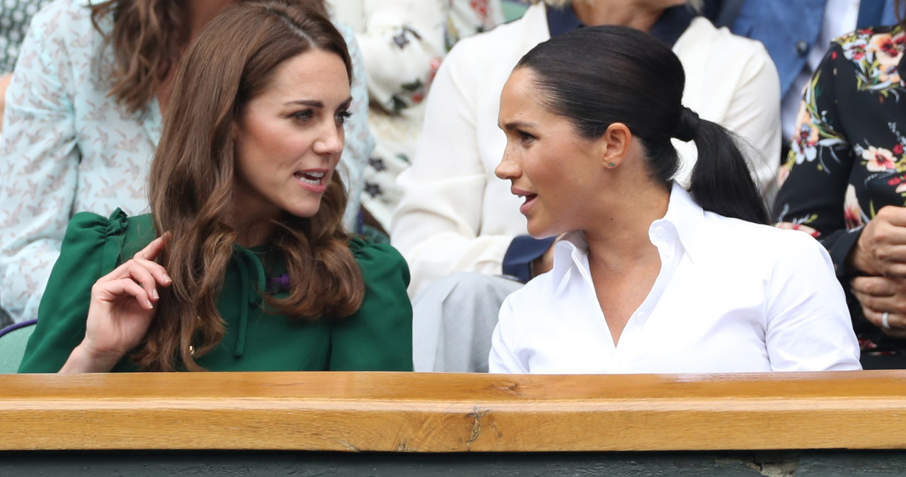 Kate i Meghan na Wimbledonie /Stephen Lock / i-Images /East News