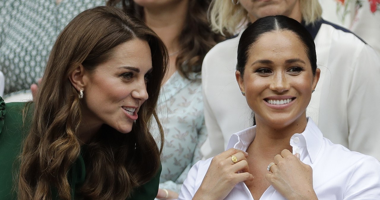 Kate i Meghan na Wimbledonie /Associated Press /East News