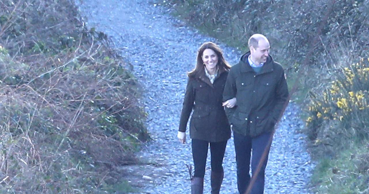 Kate i William na romantycznym spacerze w Irlandii /Chris Jackson /Getty Images