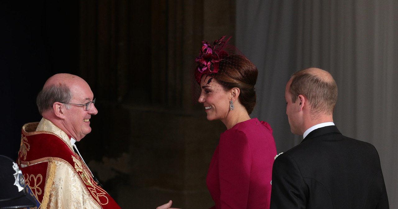 Kate i William na ślubie Eugenii /Aaron Chown  /Getty Images