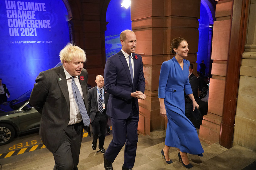 Kate i William na szczycie klimatycznym w Glasgow /Pool / Pool /Agencja FORUM