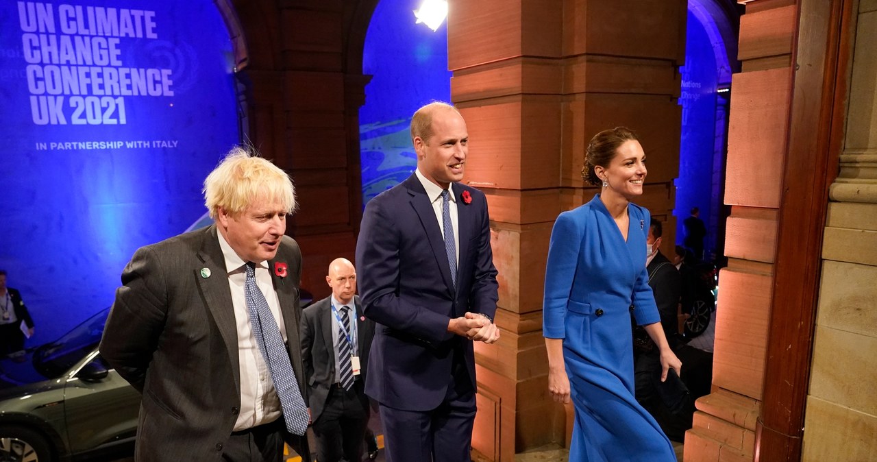 Kate i William na szczycie klimatycznym w Glasgow /Pool / Pool /Agencja FORUM