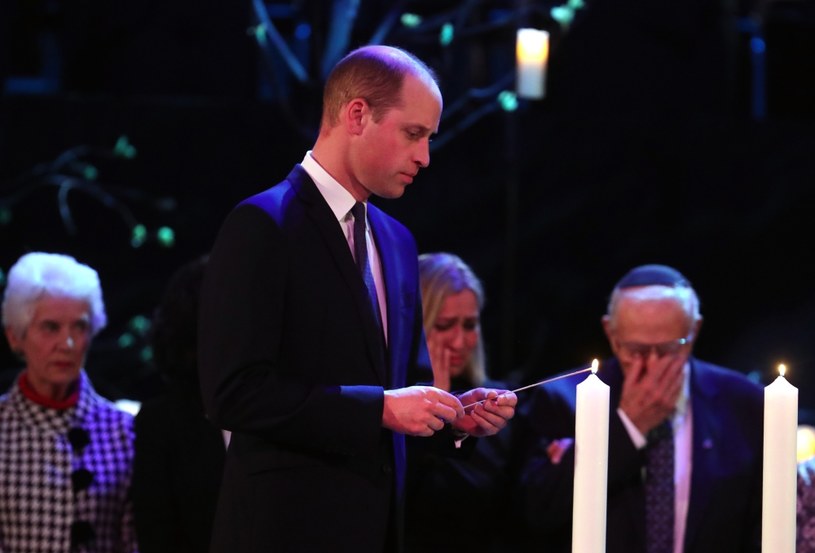 Kate i William podczas obchodów Dnia Pamięci Ofiar Holokaustu w Wielkiej Brytanii /Chris Jackson /Getty Images