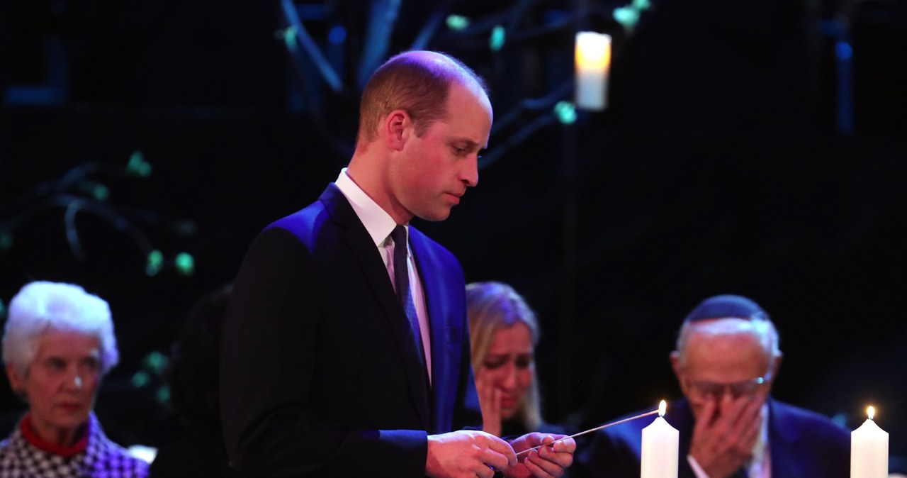 Kate i William podczas obchodów Dnia Pamięci Ofiar Holokaustu w Wielkiej Brytanii /Chris Jackson /Getty Images