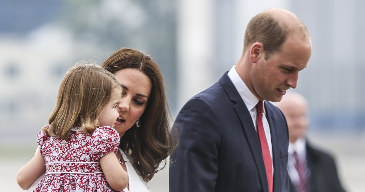 Kate i William z dziećmi w Warszawie /- /East News