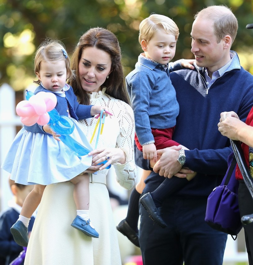 Kate i William z dziećmi /Chris Jackson /Getty Images