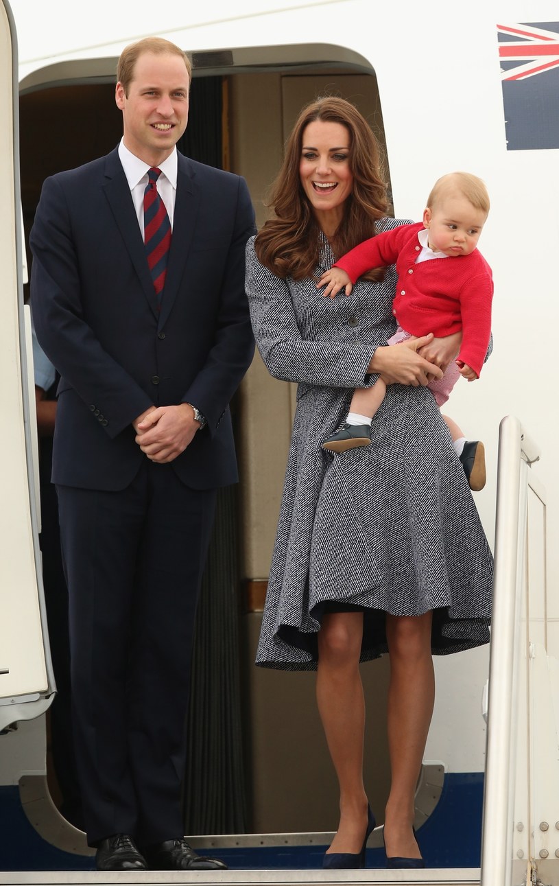 Kate i William z synkiem /Chris Jackson /Getty Images