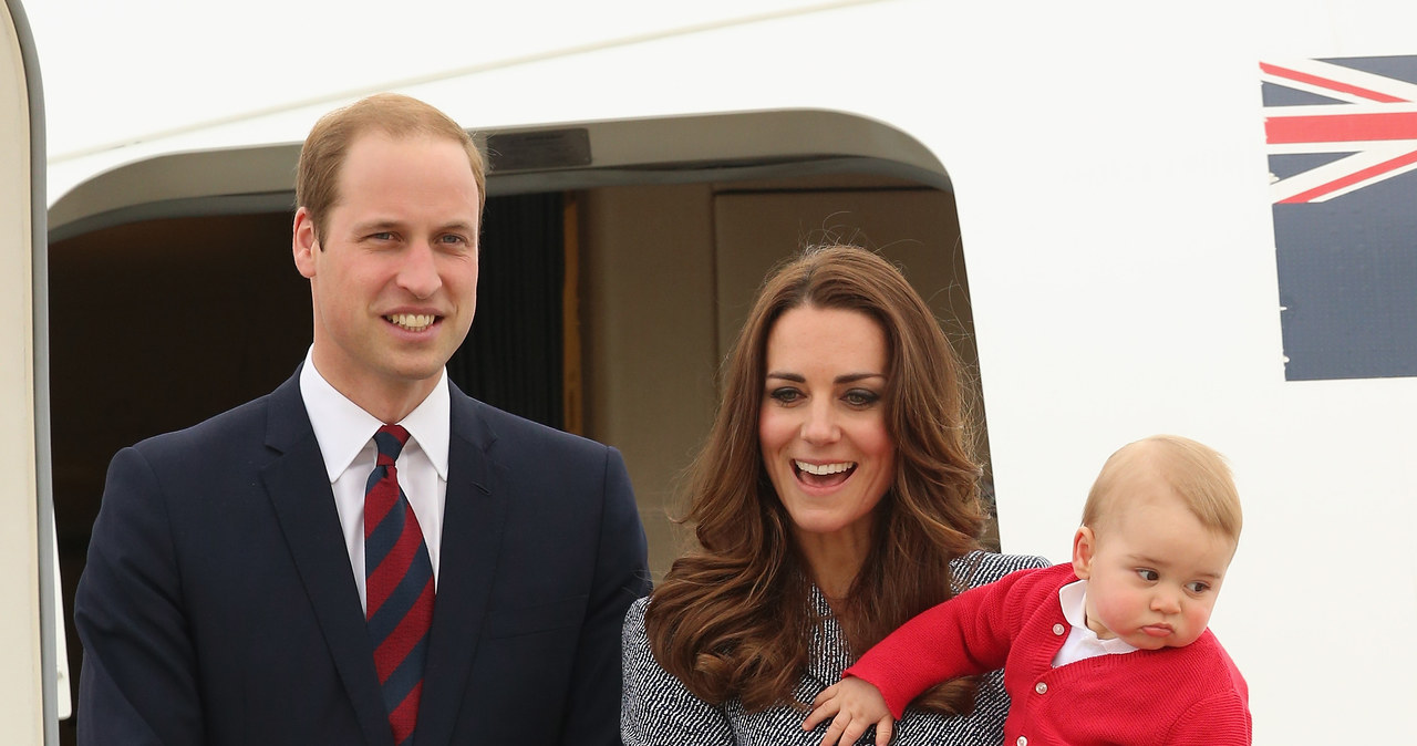 Kate i William z synkiem /Chris Jackson /Getty Images