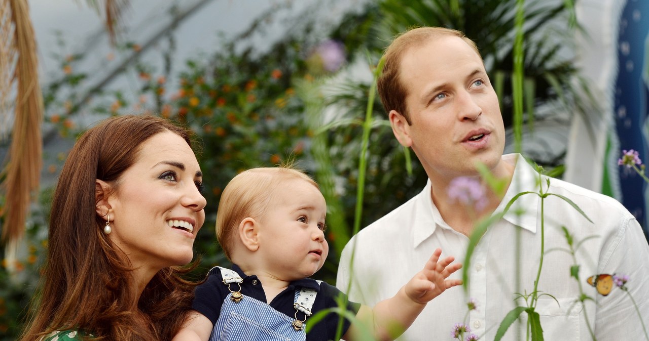 Kate i William z synkiem /WPA Pool /Getty Images