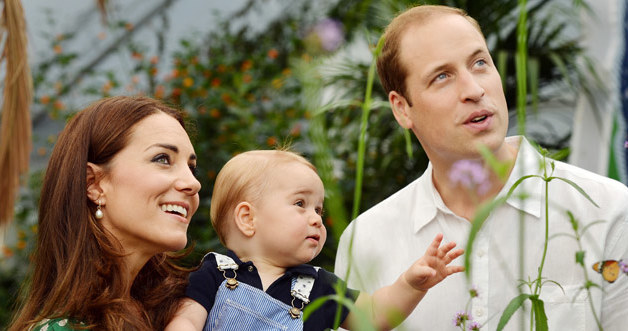 Kate i William z synkiem /WPA Pool /Getty Images