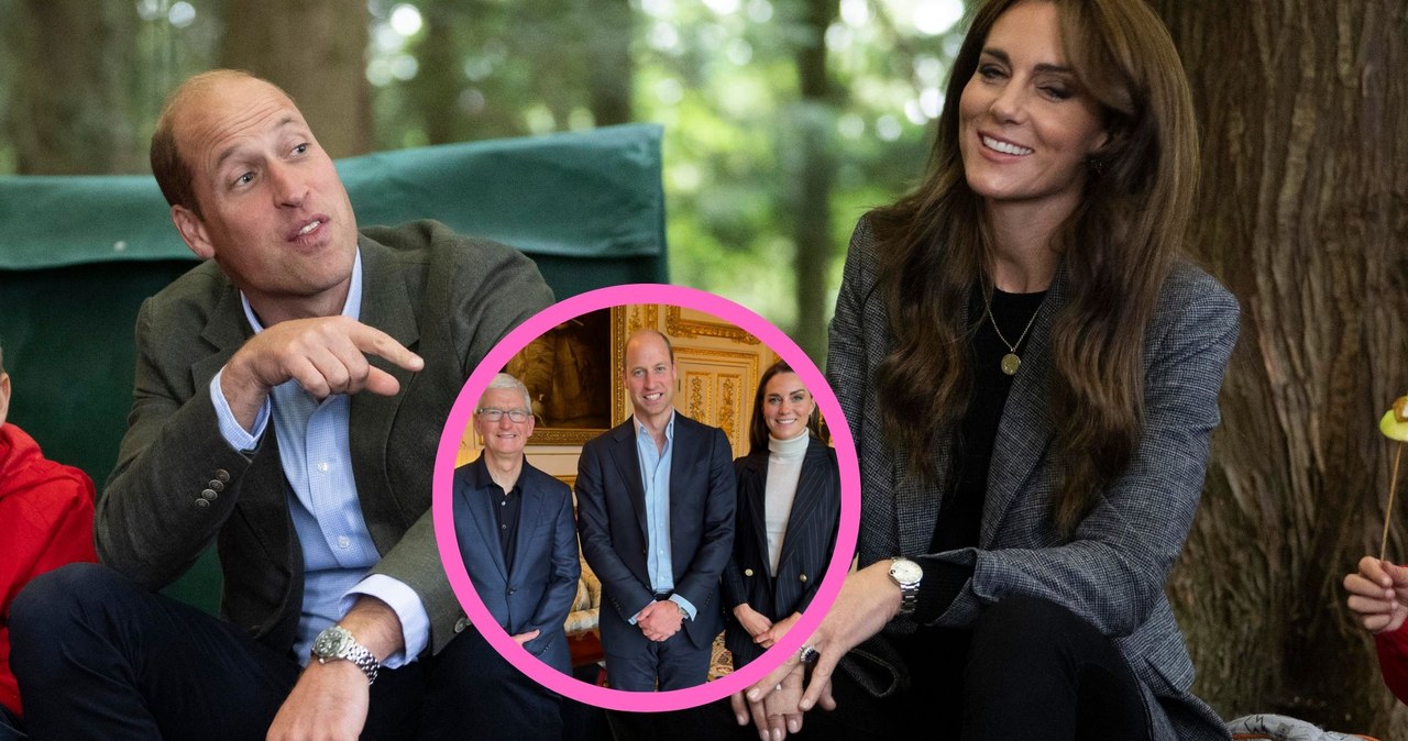 Kate i William /Tim Cook / X /Getty Images