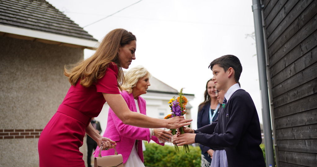 Kate Middleton i Jill Biden /Aaron Chown - WPA Pool/Getty Images /Getty Images