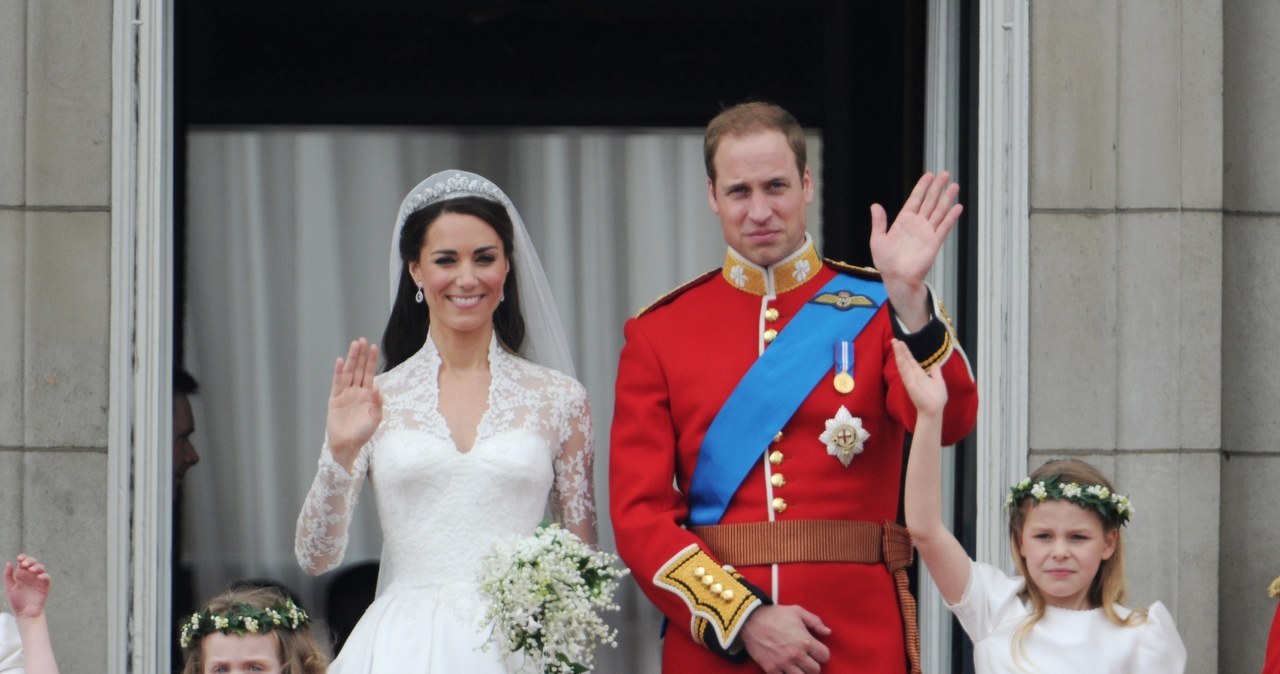 Kate Middleton i książę William w dniu ślubu /Stephane Cardinale - Corbis /Getty Images