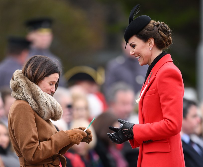 Kate Middleton na paradzie z okazji Dnia Świętego Dawida /Karwai Tang /Getty Images