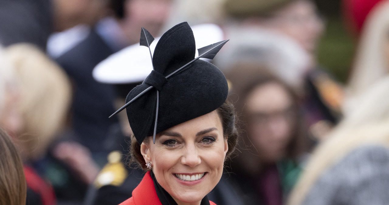 Kate Middleton na paradzie z okazji Dnia Świętego Dawida /Mark Cuthbert /Getty Images