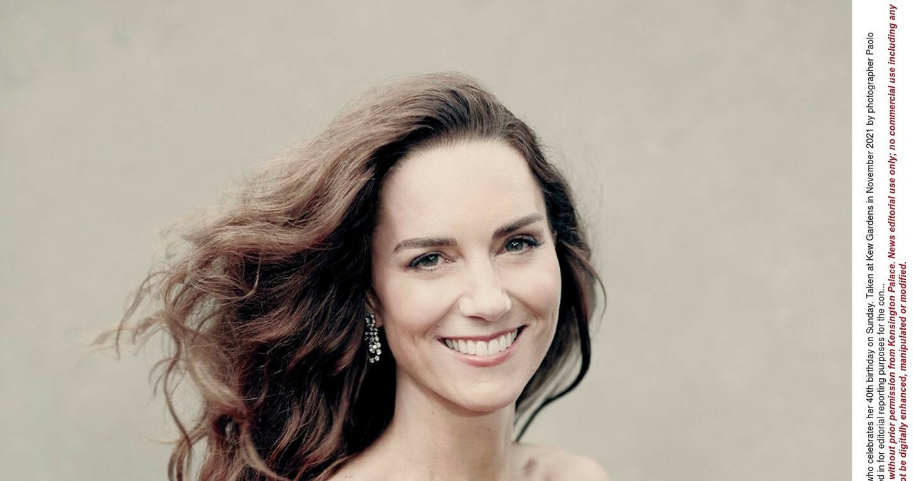 Kate Middleton podczas urodzinowej sesji zdjęciowej /Paolo Roversi /East News