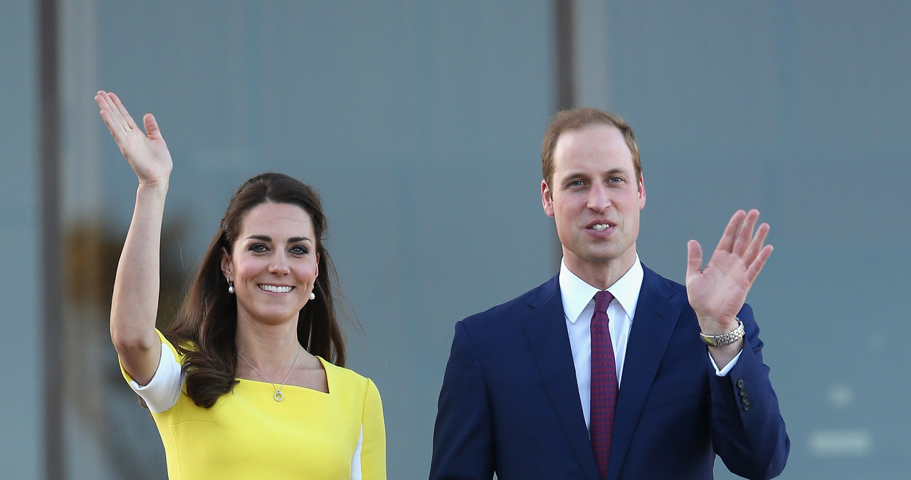 Kate Middleton w żółtej sukience /Chris Jackson /Getty Images