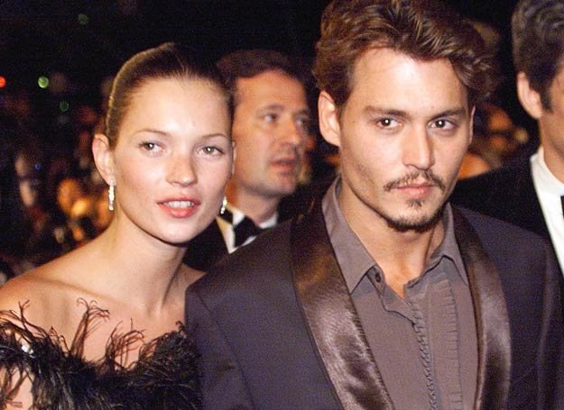 Kate Moss i Johnny Depp /AFP