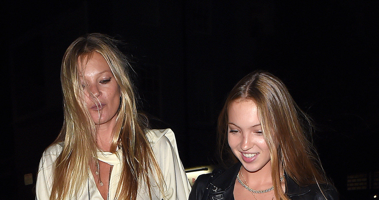 Kate Moss z córką Lilą /Ricky Vigil Moran /Getty Images