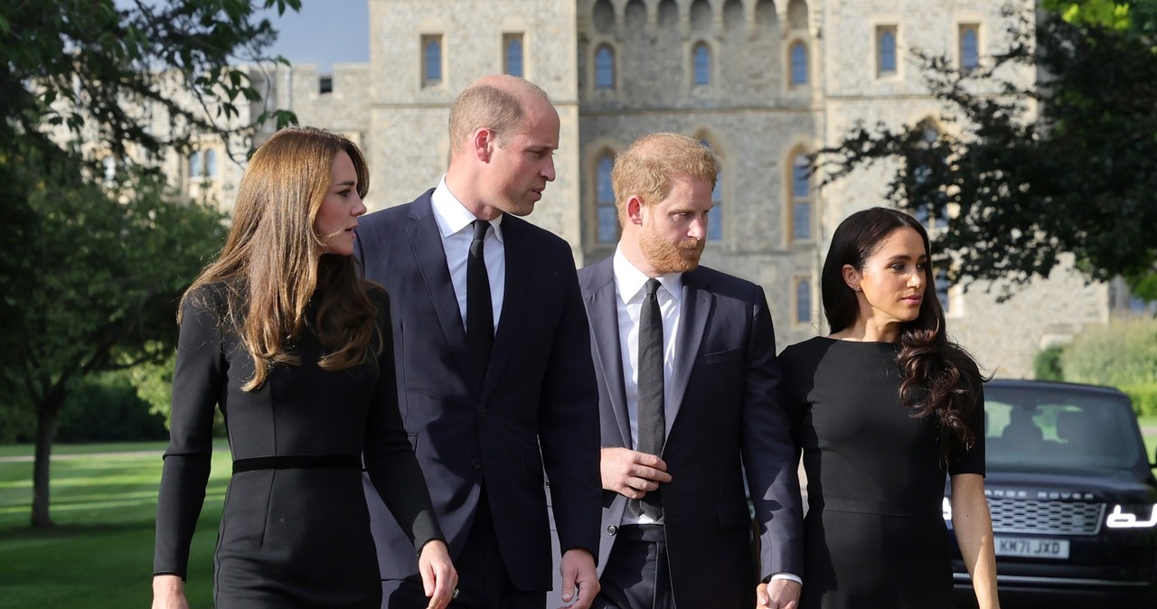 Kate, William, Harry i Meghan /Getty Images