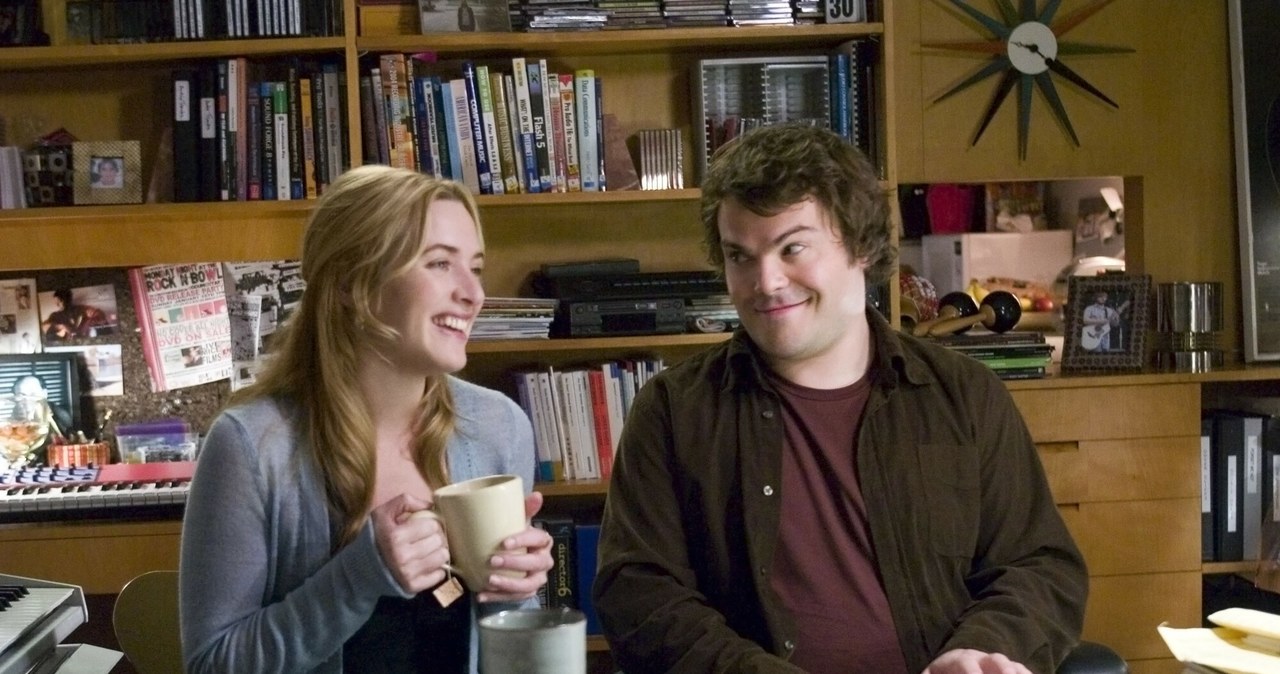 Kate Winslet i Jack Black w "Holiday" /Columbia Pictures/Courtesy Everett Collection /East News