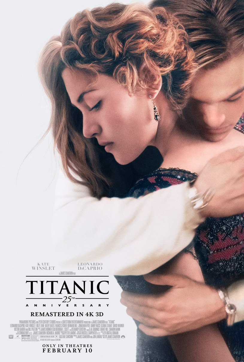 Kate Winslet na nowym plakacie "Titanica" /Walt Disney Studios /materiały prasowe