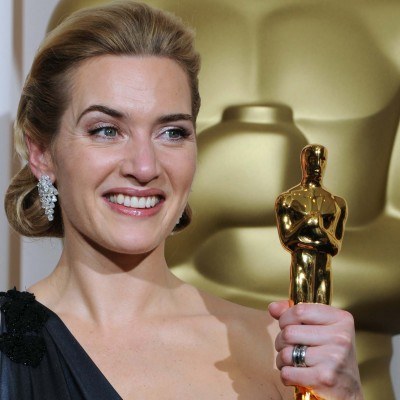 Kate Winslet z Oscarem /AFP