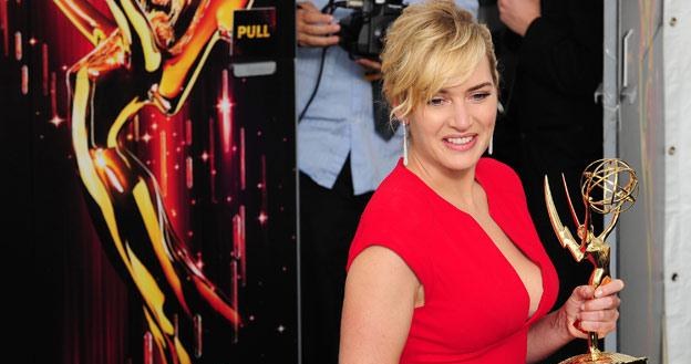 Kate Winslet ze statuetką Emmy /AFP