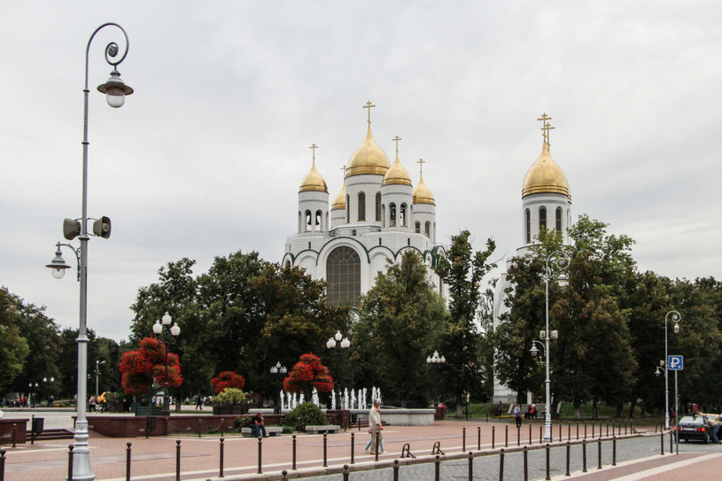 Katedra Chrystusa Zbawiciela na Placu Zwycięstwa w Kaliningradzie / NurPhoto / Contributor /Getty Images