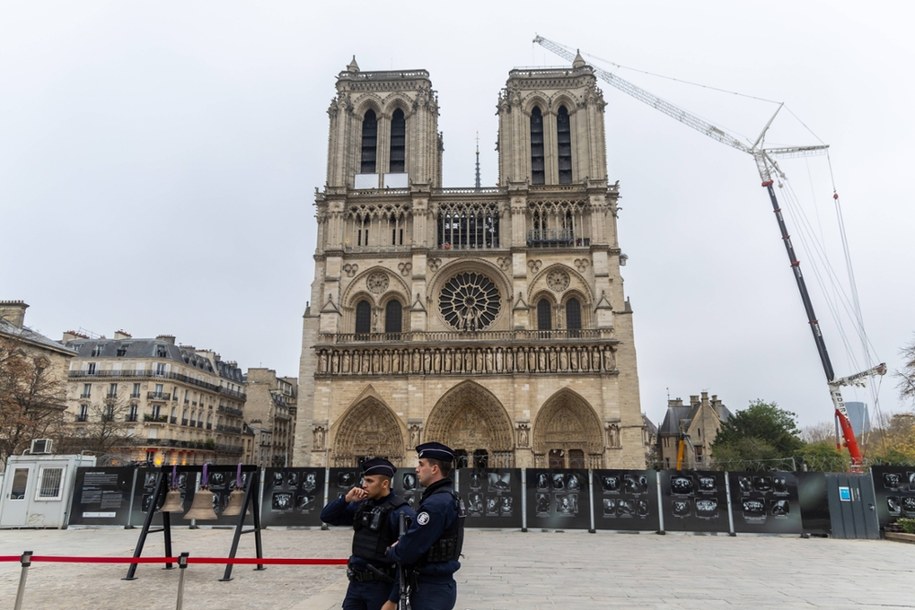 Katedra Notre-Dame po odbudowie po pożarze /Christophe Petit-Tesson /PAP/EPA