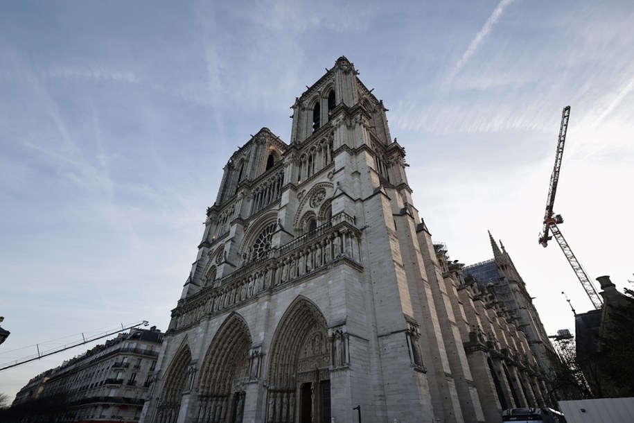 Katedra Notre Dame w Paryżu. 29.11.2024 r. /CHRISTOPHE PETIT TESSON /PAP/EPA