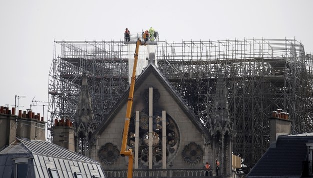 Katedra Notre Dame /YOAN VALAT  /PAP/EPA