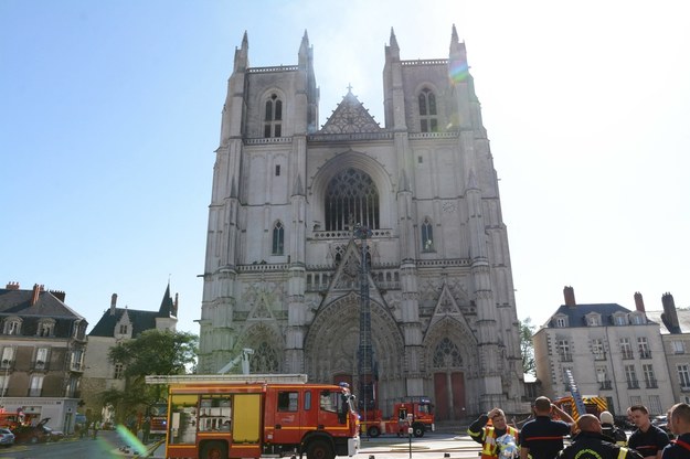 Katedra w Nantes /	Houssin Ronan/ABACA /PAP