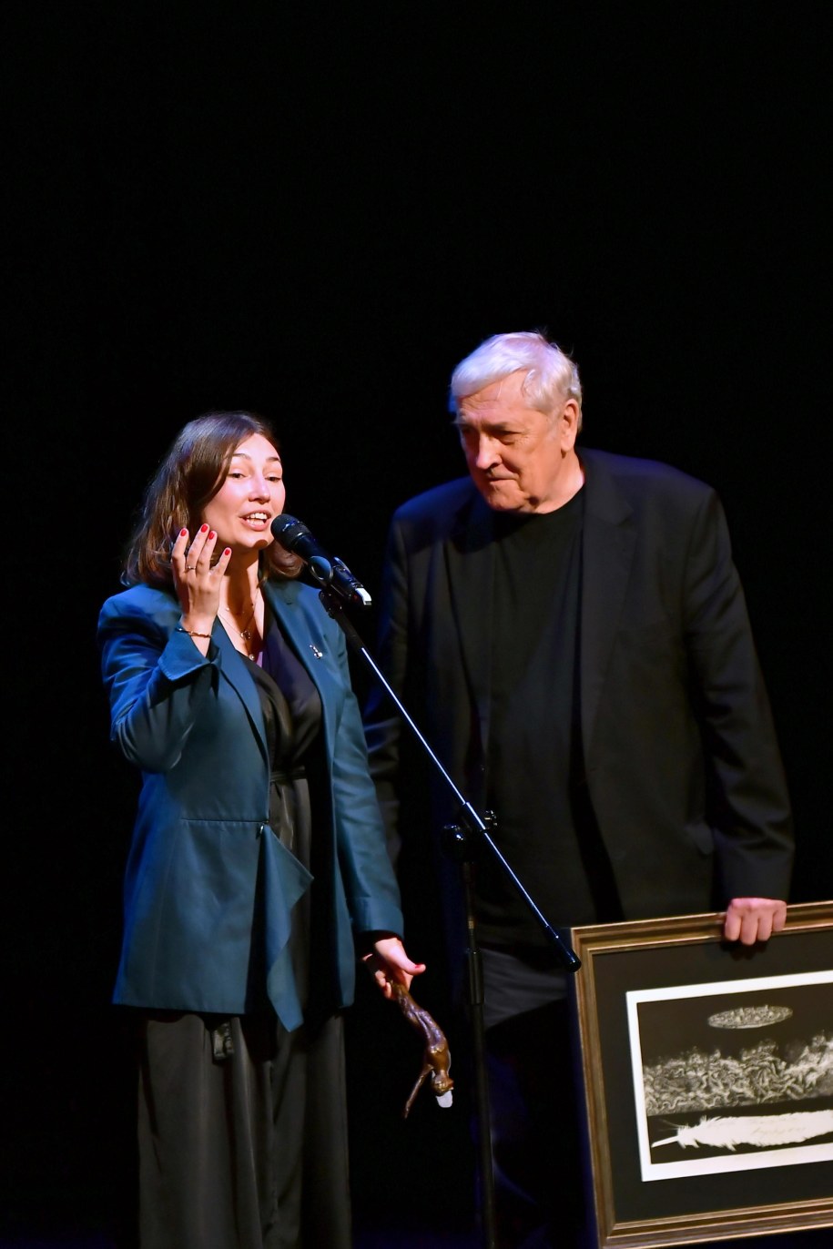 Kateryna Babkina i Bohdan Zadura / 	Maciej Kulczyński    /PAP