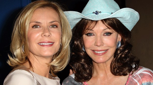 Katherine Kelly Lang (z lewej) i Hunter Tylo. Obie panie znane są z poprawiania swojej urody skalpelem /Getty Images