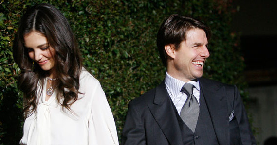 Katie Holmes i Tom Cruise, fot. Kevin Winter &nbsp; /Getty Images/Flash Press Media