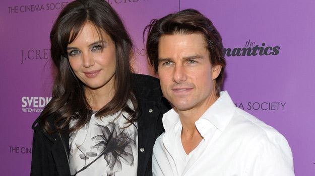 Katie Holmes i Tom Cruise - miłość na pokaz? /AFP