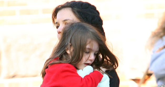 Katie Holmes z Suri &nbsp; /Splashnews