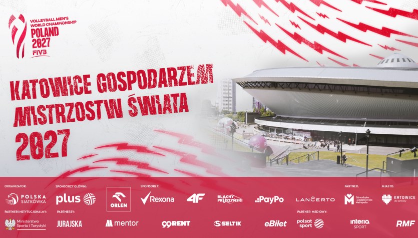 Katowice miastem-gospodarzem MŚ 2027 w siatkówce mężczyzn