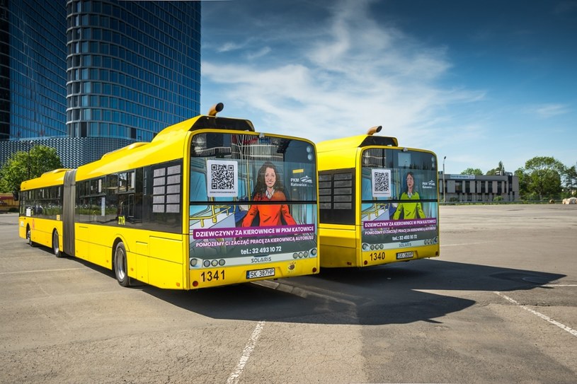 Katowice szukaja kobiet-kierowców miejskich autobusów. Źródło: PKM Katowice/facebook /