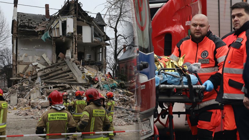 Katowice: Wybuch gazu zniszczył kamienicę w Szopienicach /Tomasz Kudala i Arkadiusz Gola /East News