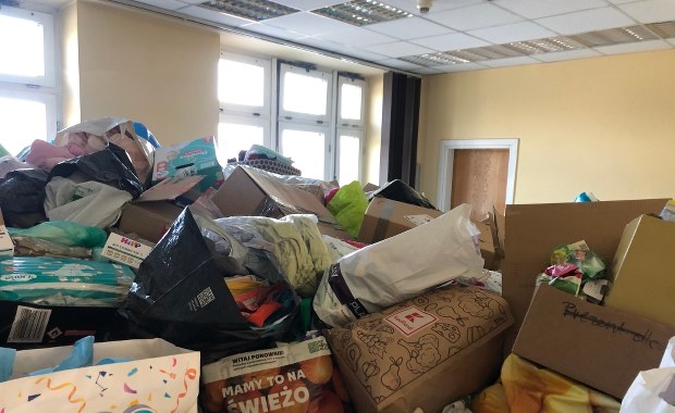 Katowice: Zbiórka darów dla ukraińskich dzieci. Pomieszczenie "wypełnione po sufit"