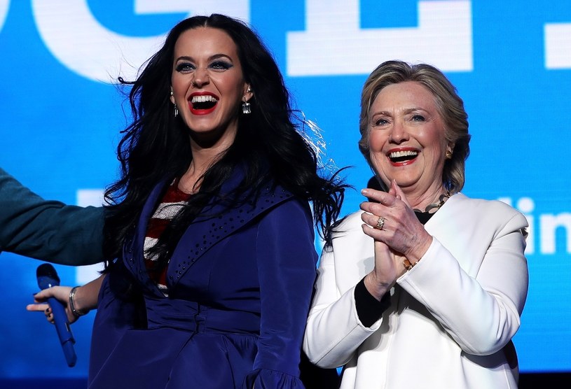 Katy Perry i Hillary Clinton /Justin Sullivan /Getty Images